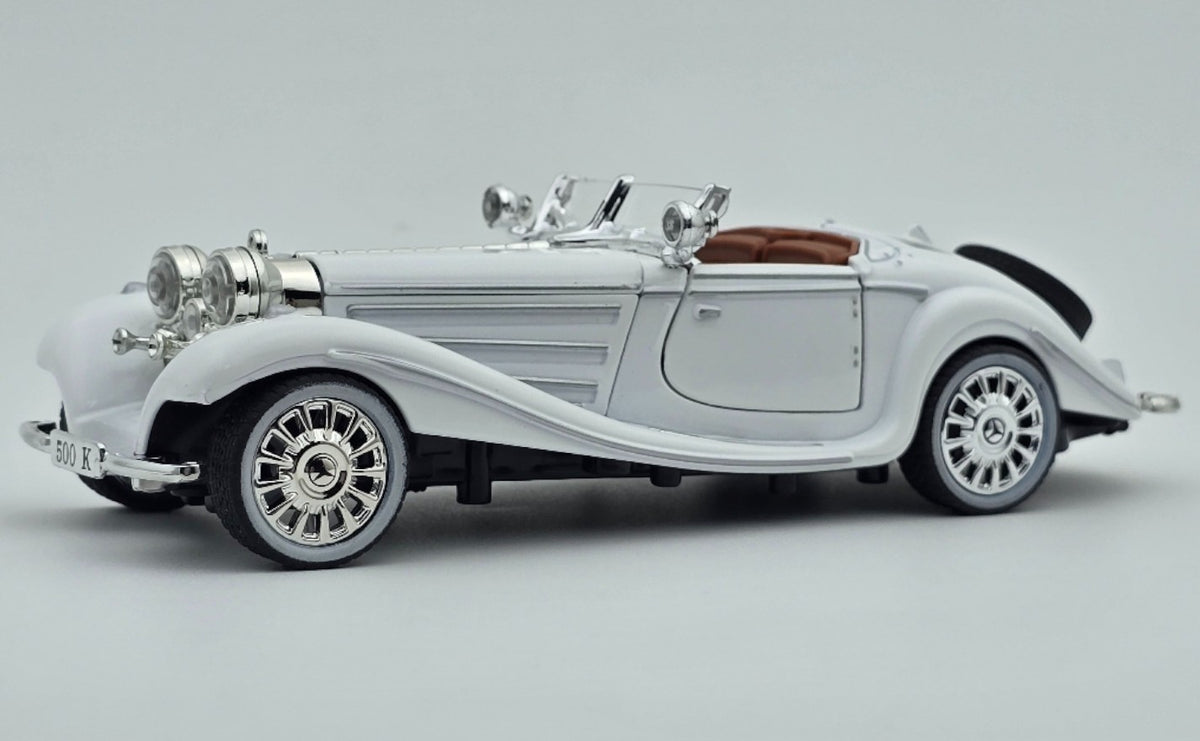 1936 Mercedes-Benz 500K Roadster 1:24 Diecast Model diecast scale model car