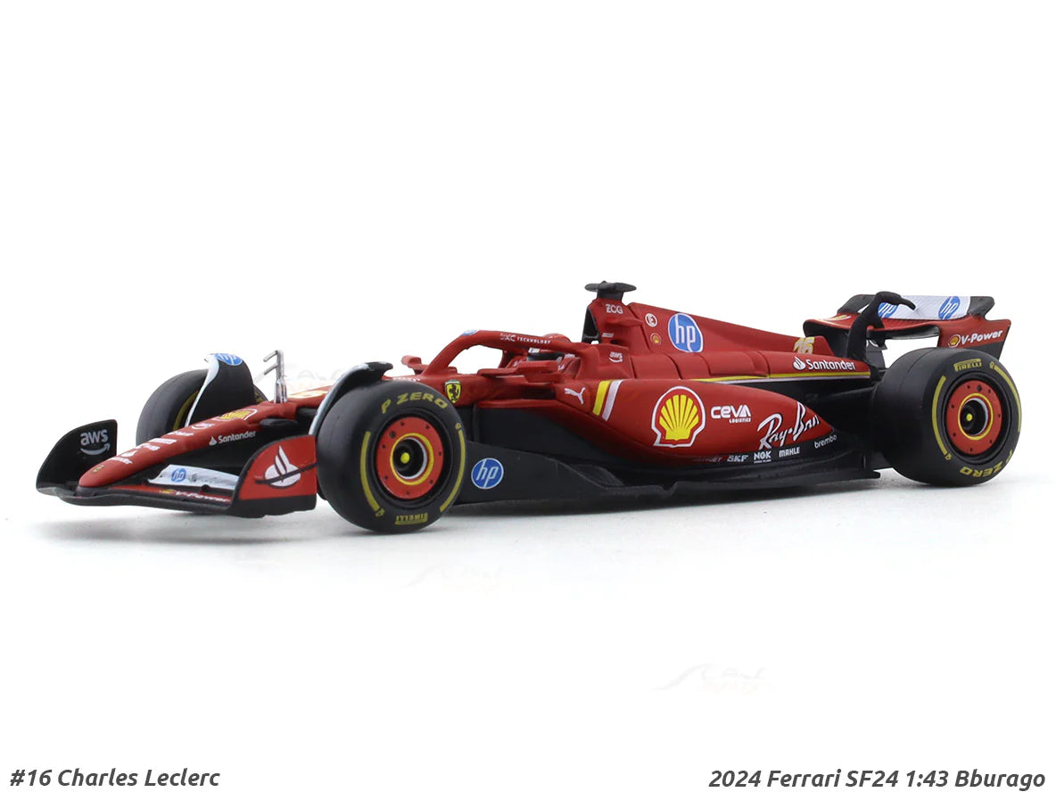 2024 Ferrari SF24 Charles Leclerc 1:43 Bburago Formula 1