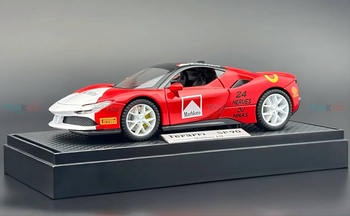 Ferrari SF90 Stradale Race Livery 1:24 Diecast Model diecast scale model car