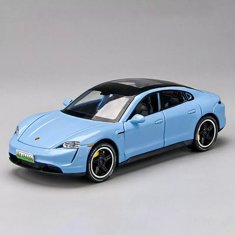 Porsche Taycan Turbo S 1:24 Diecast Model diecast scale model car